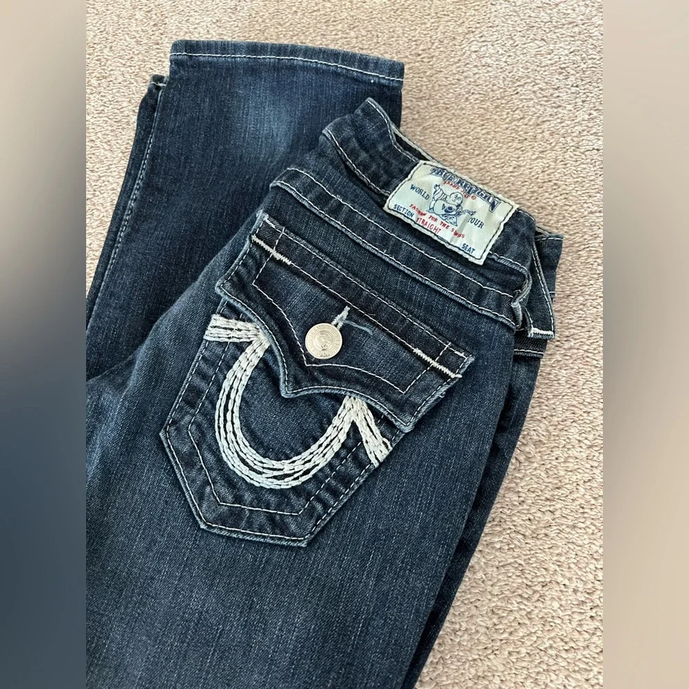 True Religion Low Rise Straight Jeans – Size 24 - Picture 5 of 13